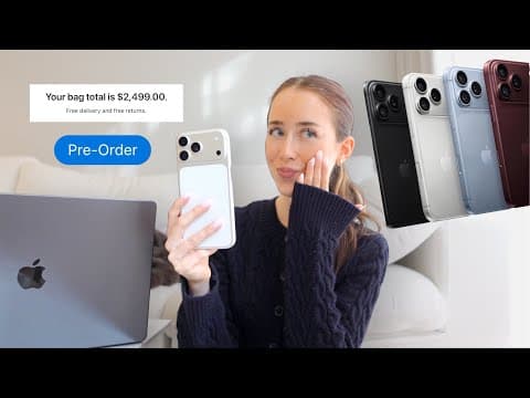 Getting the New iPhone 18 Pro Max | Apple Pre-Order vlog
