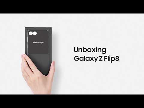Unboxing Galaxy Z Flip8 | Samsung