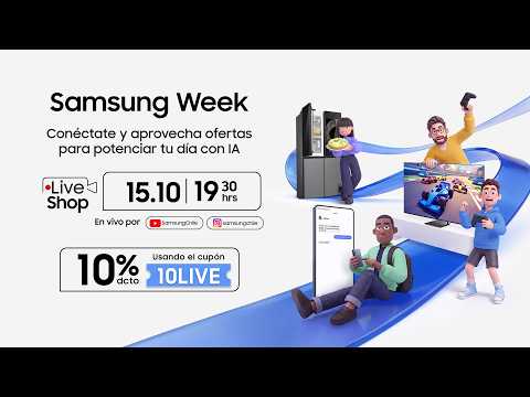 ¡Samsung Week llegó con ofertas increíbles! 🔥