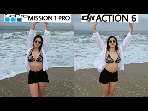 GoPro Mission 1 Pro VS DJI Action 6 Camera Test