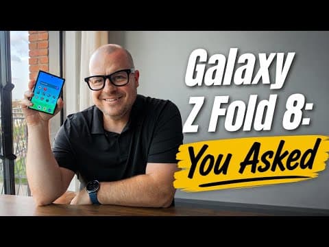 Galaxy Z Fold 8: Social Media Apps, Speakers, Crease, Cameras,  S Pen, Flex Mode, Multitasking