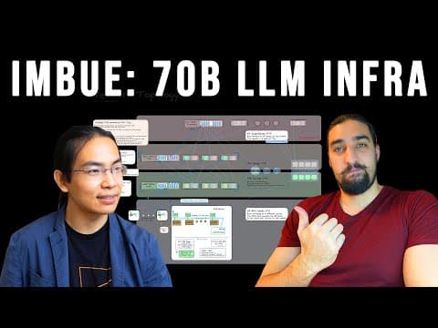 Imbue - training a 70B model from scratch! (w/ Bowei - head of infra)