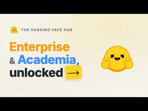 The Hugging Face Hub for Enterprise & Academia