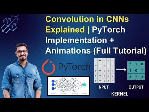 Convolution in CNNs Explained | PyTorch Implementation + Animations (Full Tutorial)