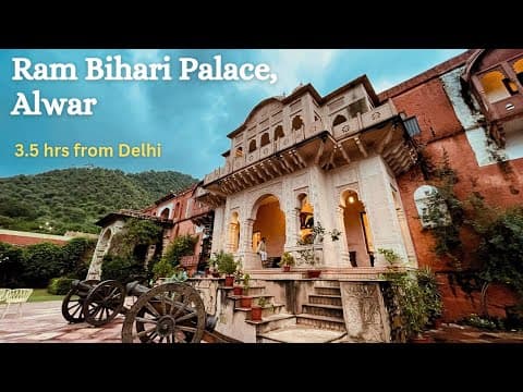 Delhi to Alwar road journey KMP Expressway | Ram Bihari Palace review