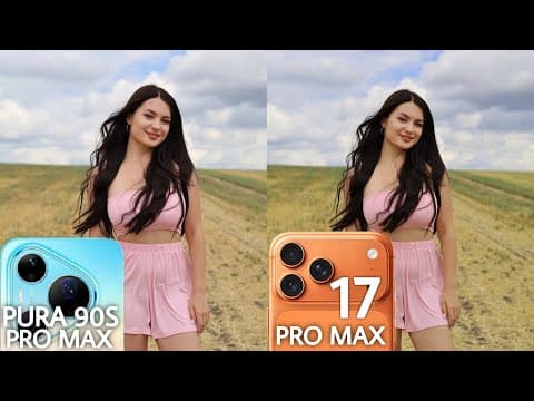 Huawei Pura 90S PRO Max VS iPhone 17 Pro Max Camera Test Comparison