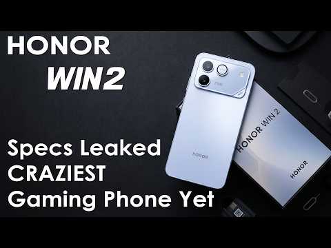 Honor Win 2 & Win 2 RT Specs ,Could Be the CRAZIEST Gaming Phone Yet 🔥