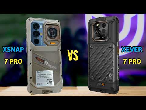 RugOne Xsnap 7 Pro vs RugOne Xever 7 Pro - The Craziest Rugged Phone Battle