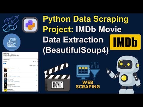 Python Data Scraping Project: IMDb Movie Data Extraction (BeautifulSoup4)