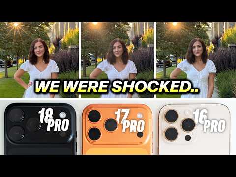18 Pro vs 17 Pro vs 16 Pro - ULTIMATE Camera Test