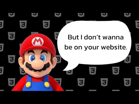 Websites Need More Mario UI