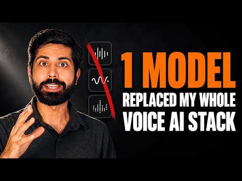 I Replaced My Entire Voice AI Stack With One Model (Live Test)