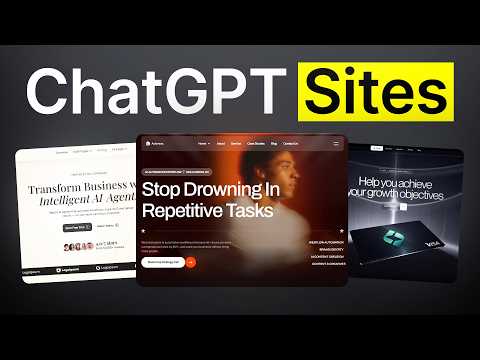 ChatGPT Sites Just Changed Web Design Forever! (Tutorial)