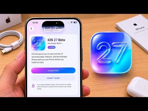 iOS 27 with New Siri - New iPhone Update