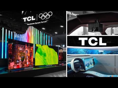 TCL CES 2026 // SQD-Mini LED, RayNeo AR Glasses, Future Displays & More!