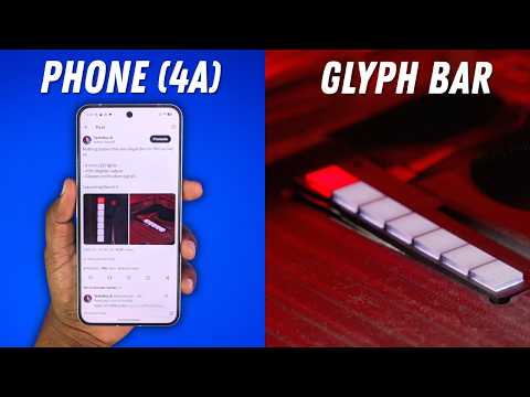 Nothing Phone (4a) First Look 🔥 New Glyph Bar Looks Different!