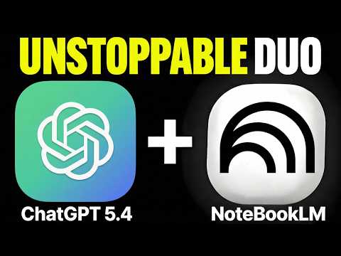 NEW ChatGPT 5.4 + NotebookLM is INSANE!