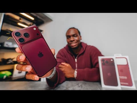 iPhone 18 Pro Max Unboxing & First Impressions - Burgundy 🍇