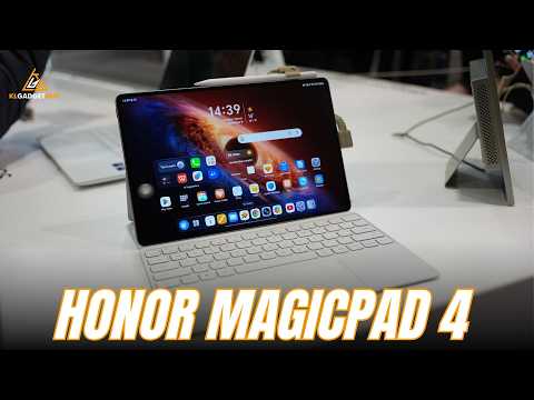 HONOR MagicPad 4 Hands On - Thinnest Tablet at 4.8mm!