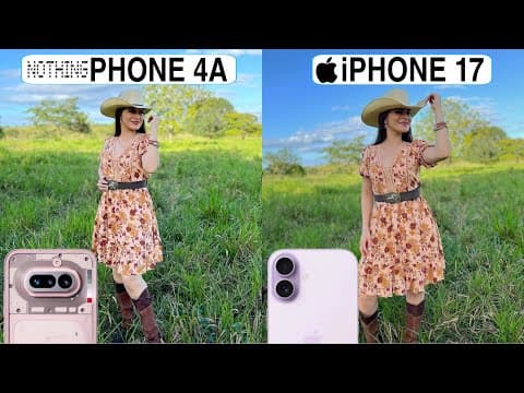 Nothing Phone 4A Vs iPhone 17 Camera Test Comparison