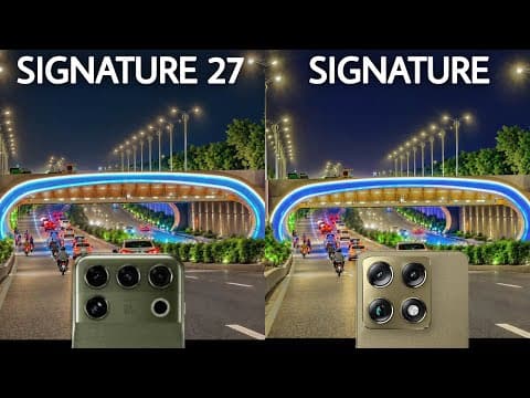 Motorola Signature 27 VS Motorola Signature Camera Test Comparison