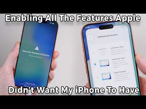 Unlocking Never Before Seen iPhone Features - iPadOS Running On My iPhone.