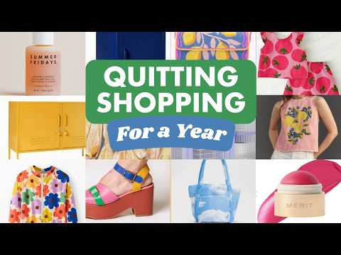 Consumerism Warped My Brain. So I'm Buying Nothing For A Year.