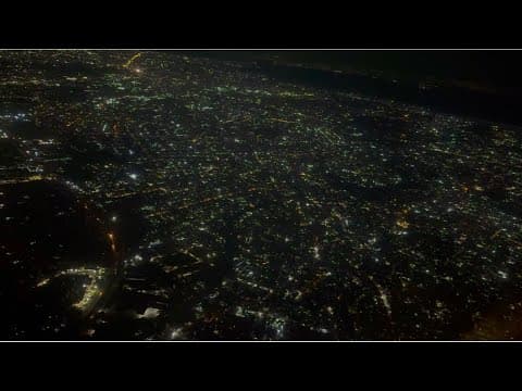 I Shot This Video of Lagos From Above At Night. Light Everywhere In Sight. Proud of Lagos & Nigeria