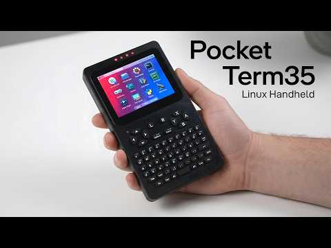 Pocket Term35 First Look! A DIY Linux Handheld