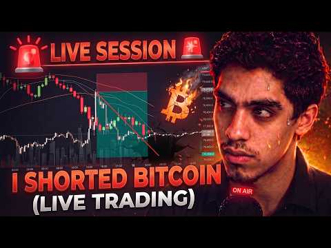 I Shorted Bitcoin (Live Trading)🚨
