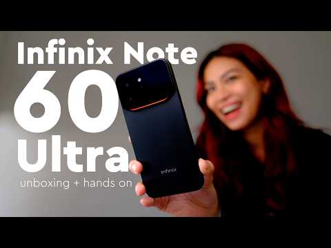 Infinix Note 60 Ultra unboxing + first look!