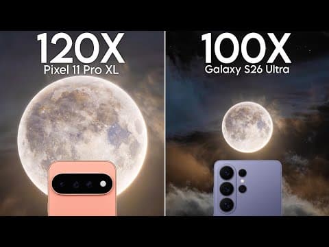 Google Pixel 11 Pro XL VS Galaxy S26 Ultra Camera Test Comparison