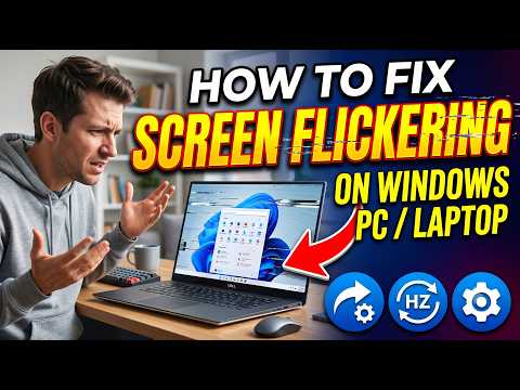 How to FIX Screen FLICKERING & FLASHING Problem in Windows (2026 Easy)