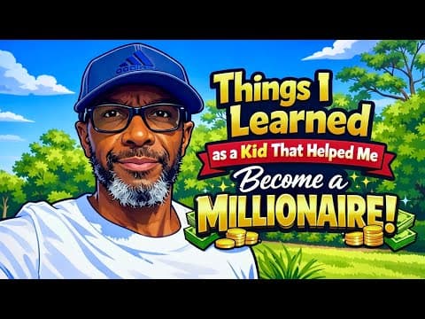 Things I Learned as a Kid That Helped Me Become a Millionaire