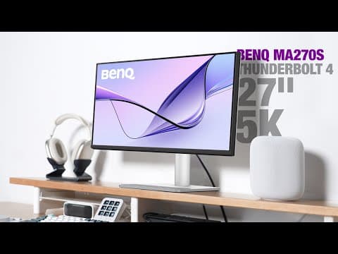 BenQ MA270S Hands-On: Best 5K Display Made for Mac!