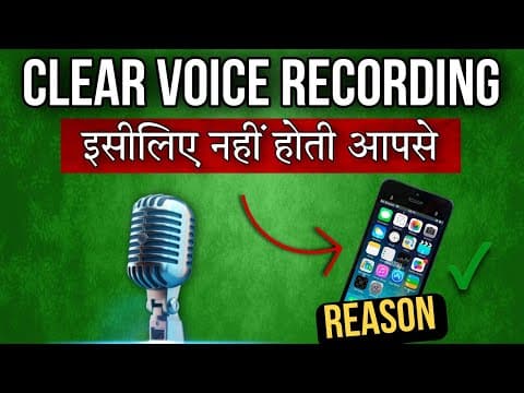 How to Record Professional VOICEOVER for YouTube in Mobile or computer | Youtube video recording