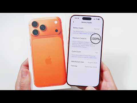 iPhone 17 Pro Max 100 Battery Health - How I Did It