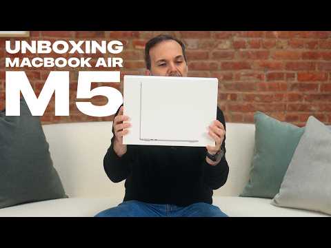 Unboxing M5 MacBook Air | ASMR