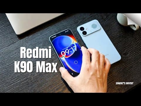 Redmi K90 Max Finally Here And It's A GAME CHANGER