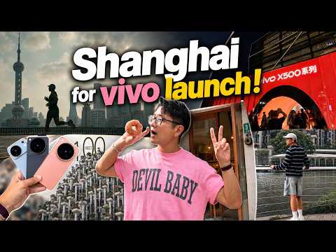 VLOG: vivo sent me to Shanghai to witness the X500 launch!