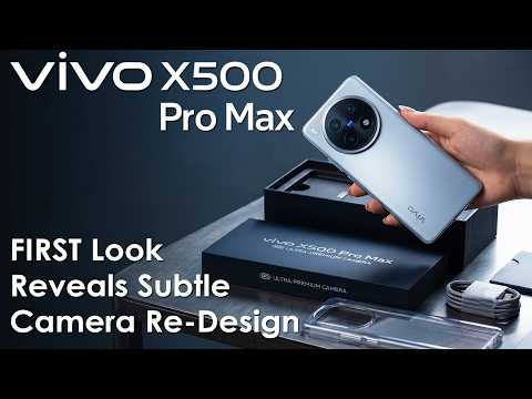 Vivo X500 Pro Max FIRST Look Reveals a BIG Camera Design Change!