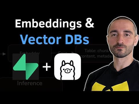 Embeddings and Vector Databases for Fast RAG (100% Local) | Ollama, Supabase (PostgreSQL + pgvector)