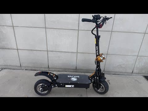 Solar P1 Pro - This Eclectic Scooter Goes Over 50 MPH ( That’s Fast AF 🚨 )