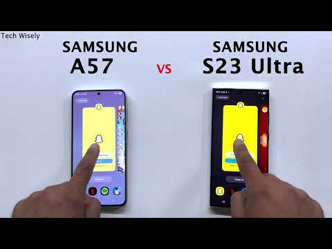 SAMSUNG A57 vs S23 Ultra - Speed Test