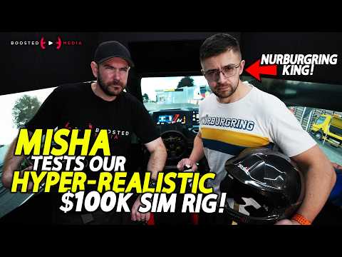 MISHA CHAROUDIN puts our $100K SIM RIG to the TEST!