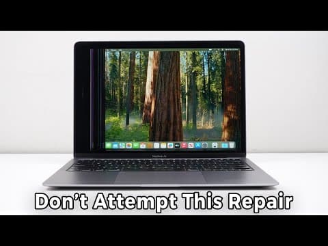 $200 M1 MacBook Air Screen Repaired The Hard Way - You Won’t Find This In Apple's Repair Manual