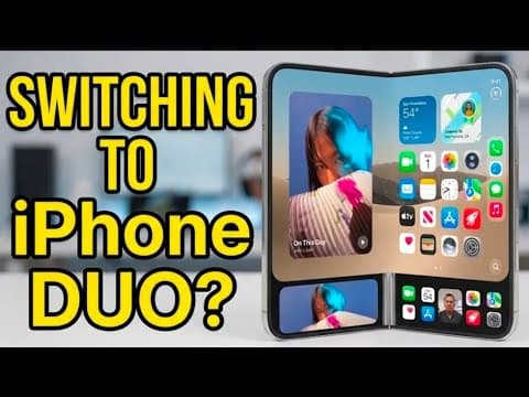 "I Changed My Mind About Foldables" - iPhone Duo