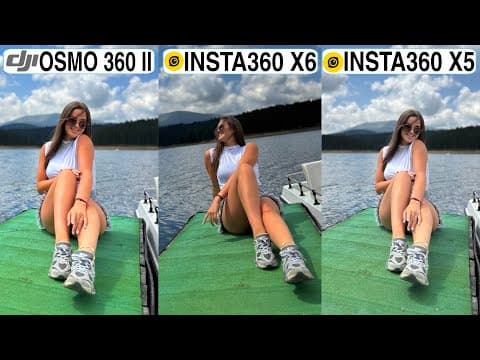 DJI Osmo 360 II Vs Insta360 X6 Vs Insta360 X5 Camera Test Comparison | Dji Beats Insta