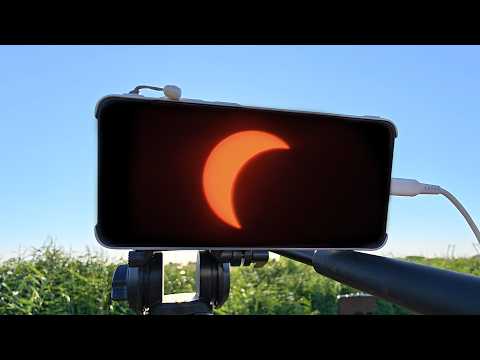I Zoomed into the Solar Eclipse!