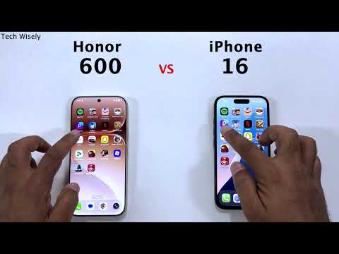 HONOR 600 vs iPhone 16 - Speed Test